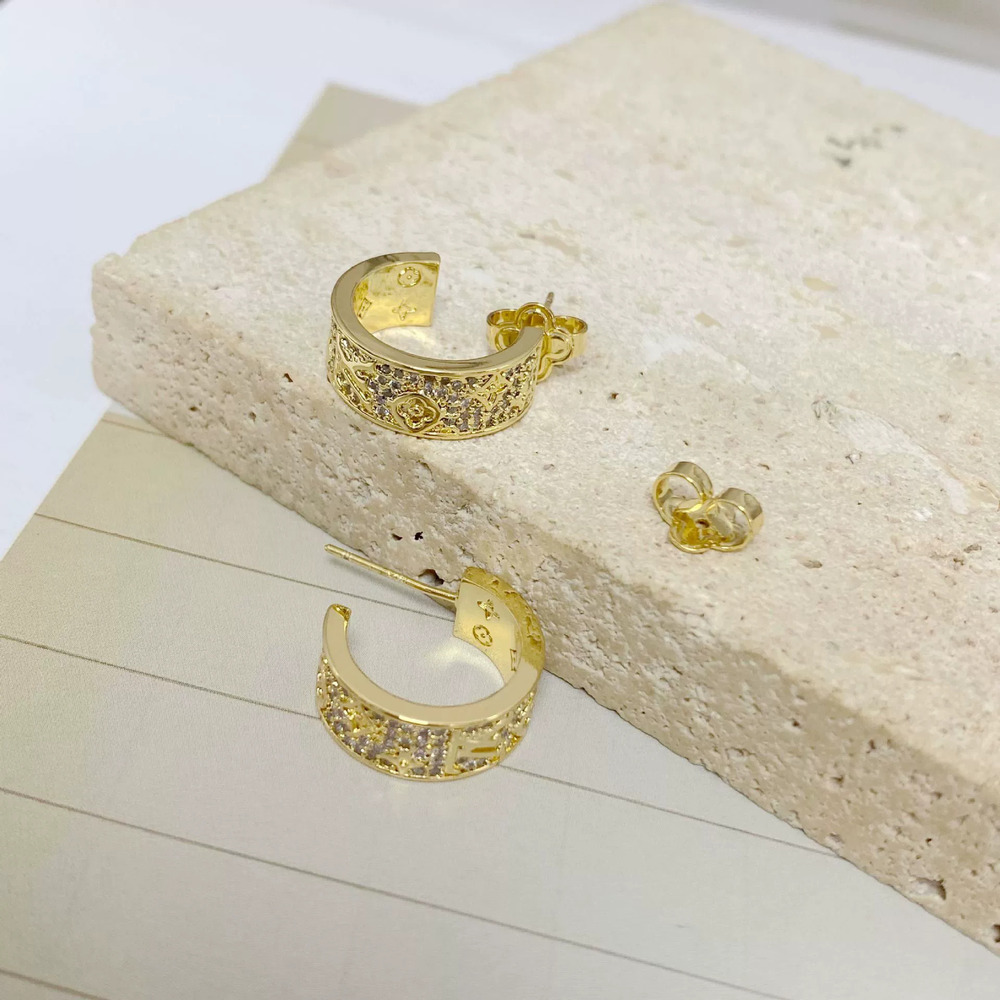 Tory Burch Geometric Rhinestone Earrings - Picture 3 of 7